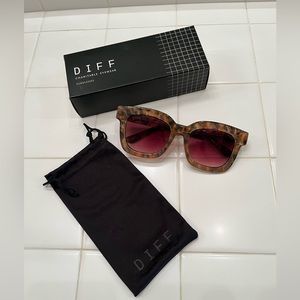 New in Box!! DIFF Makay Sunglasses, Sea Tortoise